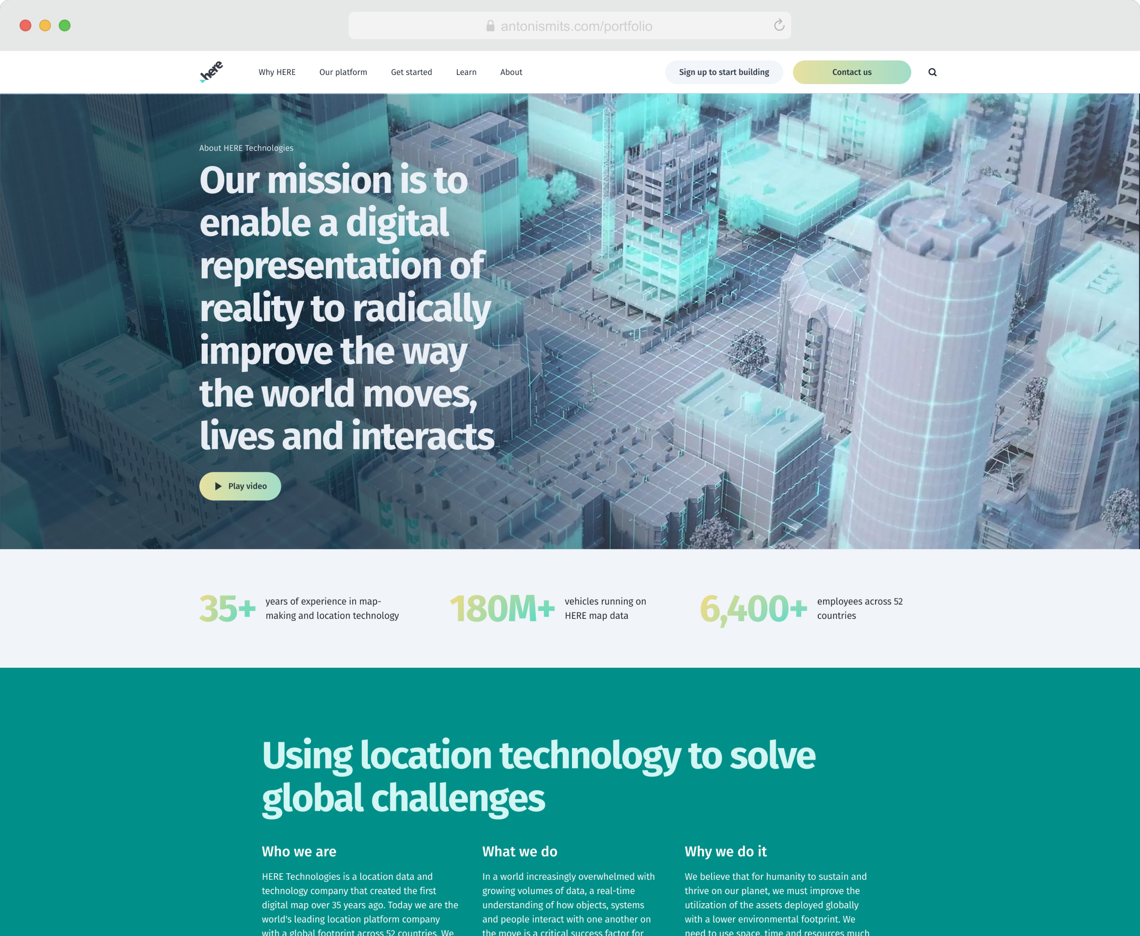 Here Technologies Screen